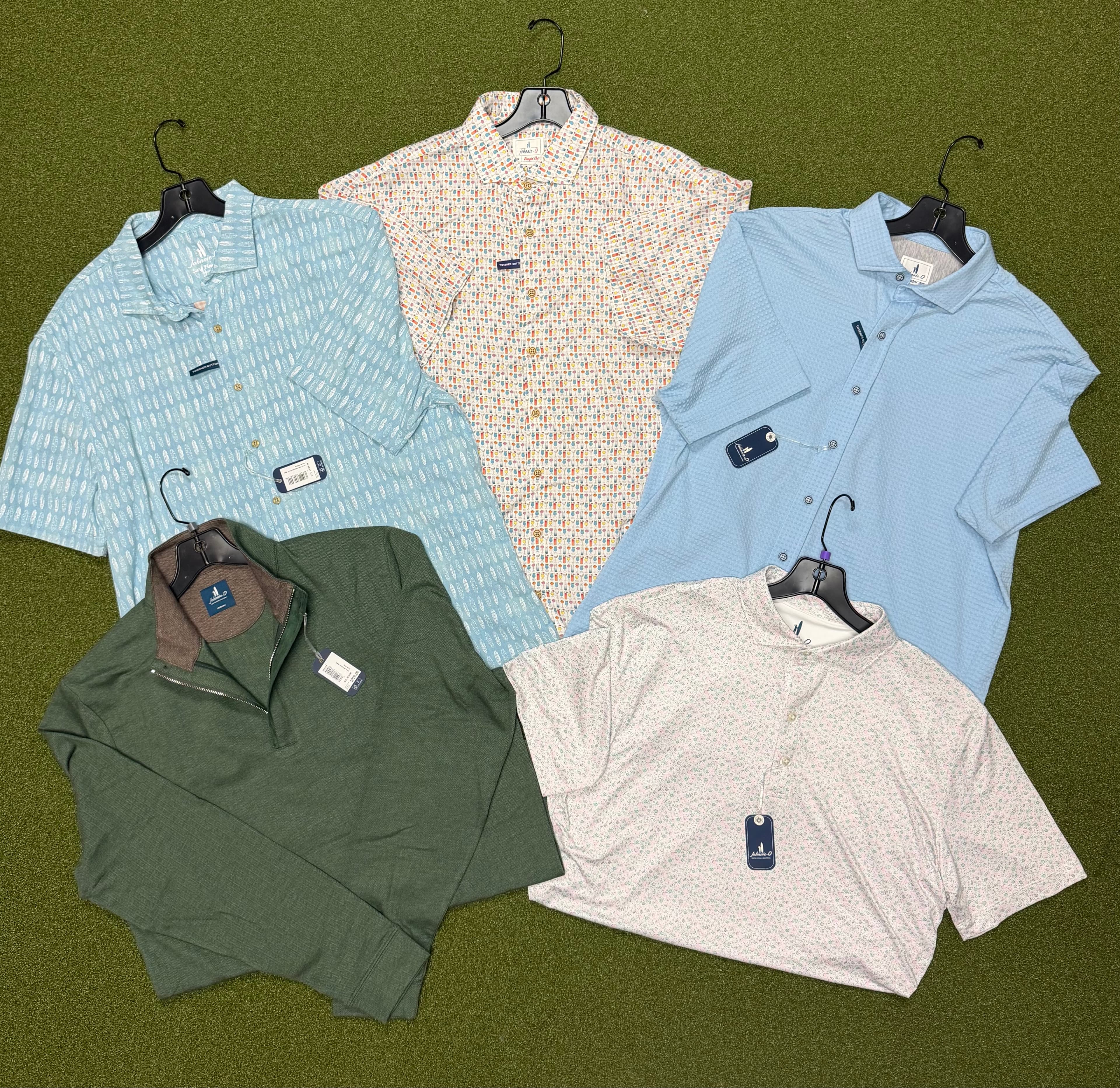 ⛳ Johnnie-O Men’s Medium Performance & Layering Bundle