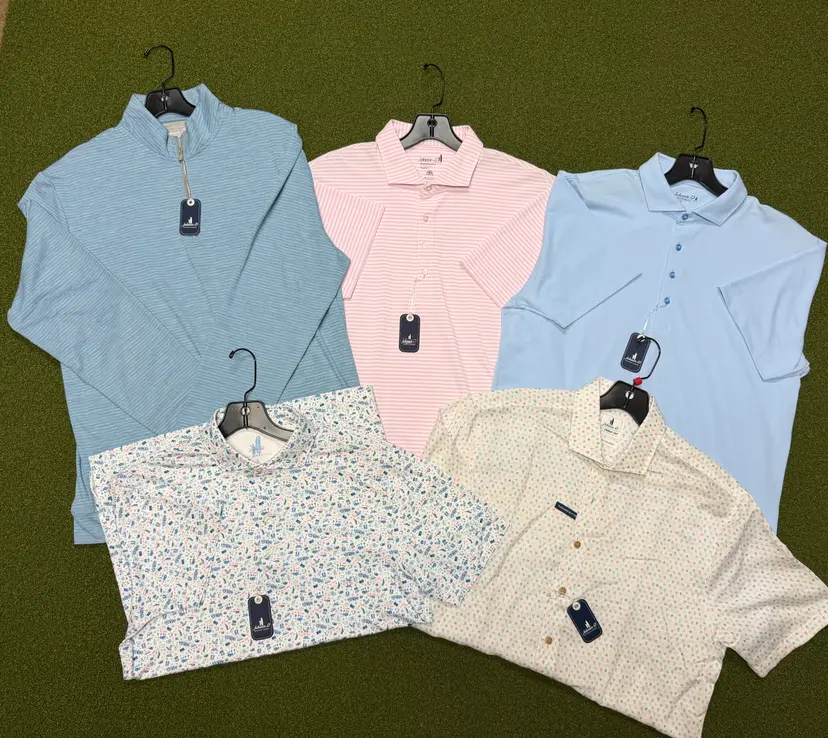 ⛳ Johnnie-O Men’s Medium Performance Apparel Bundle